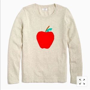 J Crew Apple Teddie sweater - used